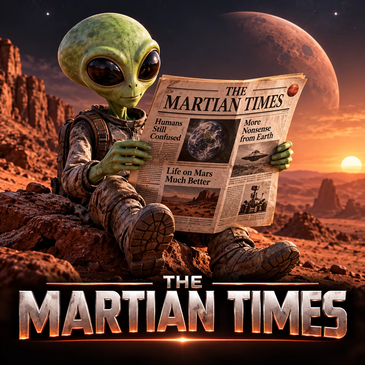 The Martian Times logo